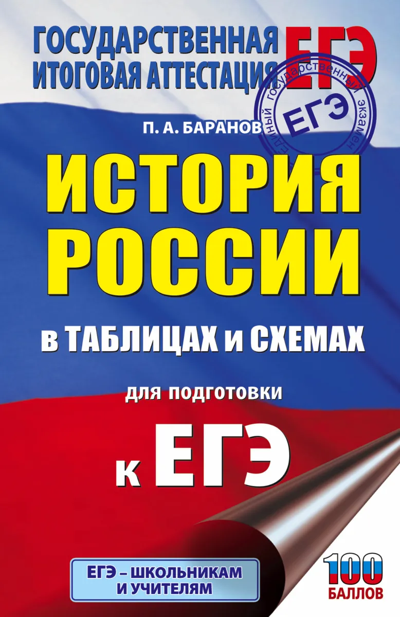 Баранов. История России в таблицах и схемах для подготовки к ЕГЭ 10-11кл. -  купить книги для подготовки к ЕГЭ в интернет-магазинах, цены на Мегамаркет |