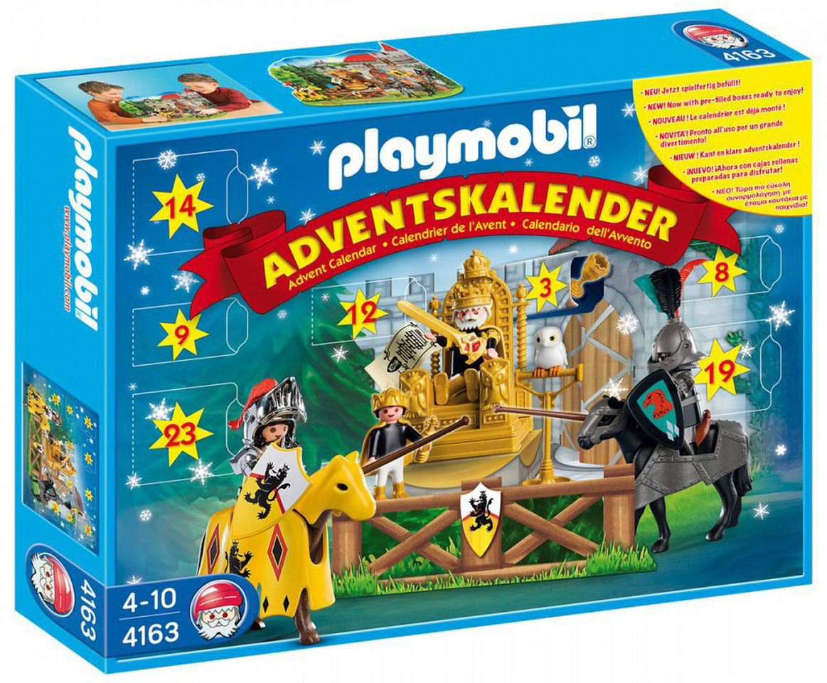 Конструктор Playmobil Адвент календарь Рыцарский турнир, арт.4163, 94 дет.  – купить в Москве, цены в интернет-магазинах на Мегамаркет