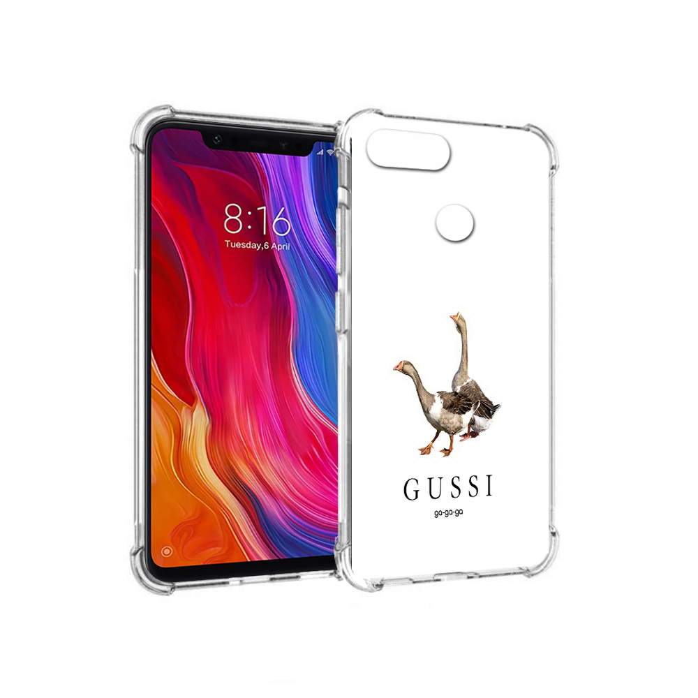 Чехол MyPads Tocco для Xiaomi Mi 8 Lite Гусси бренд (PT119514.309.56),  купить в Москве, цены в интернет-магазинах на Мегамаркет