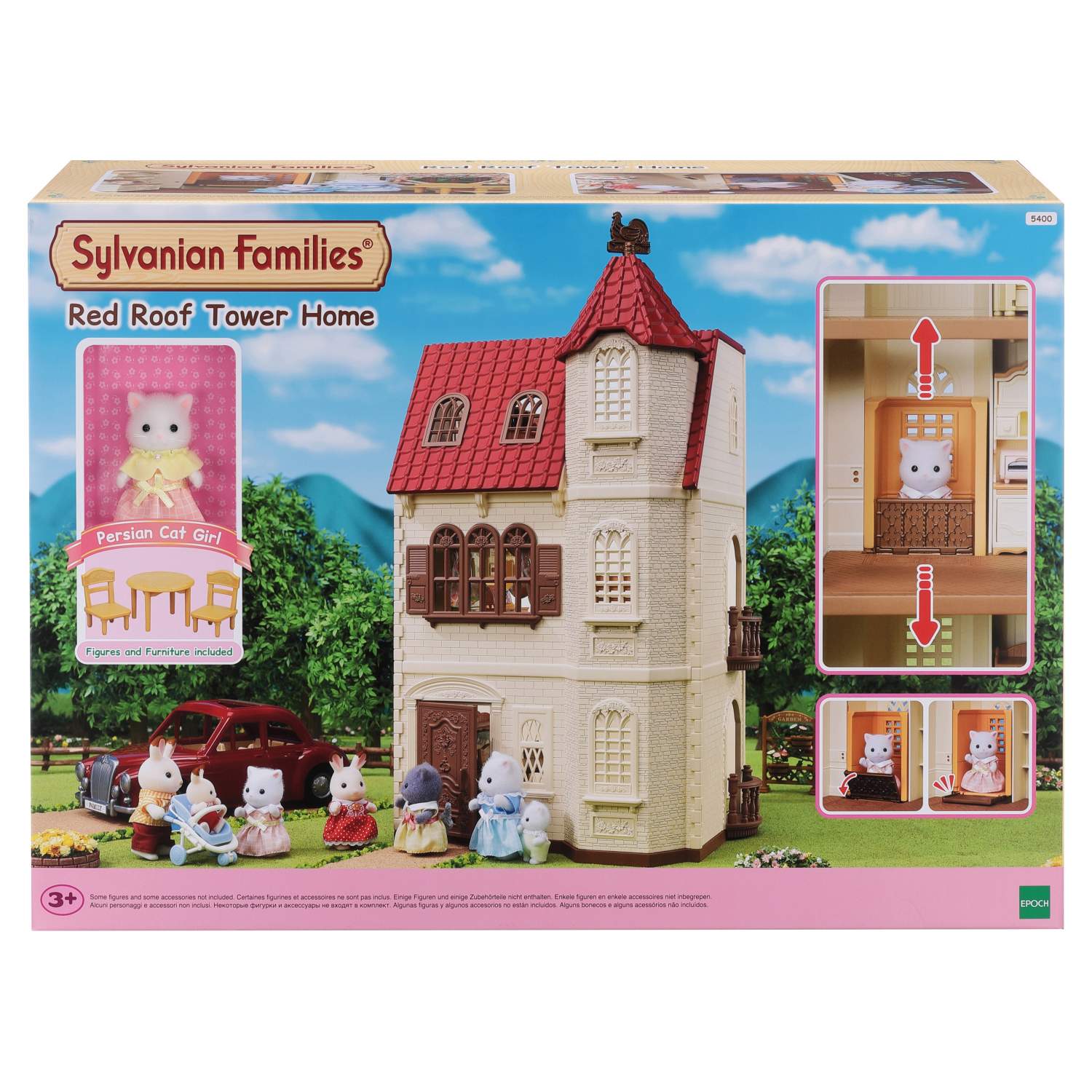 Купить игровой набор Sylvanian Families Трехэтажный дом с флюгером 5400,  цены на Мегамаркет