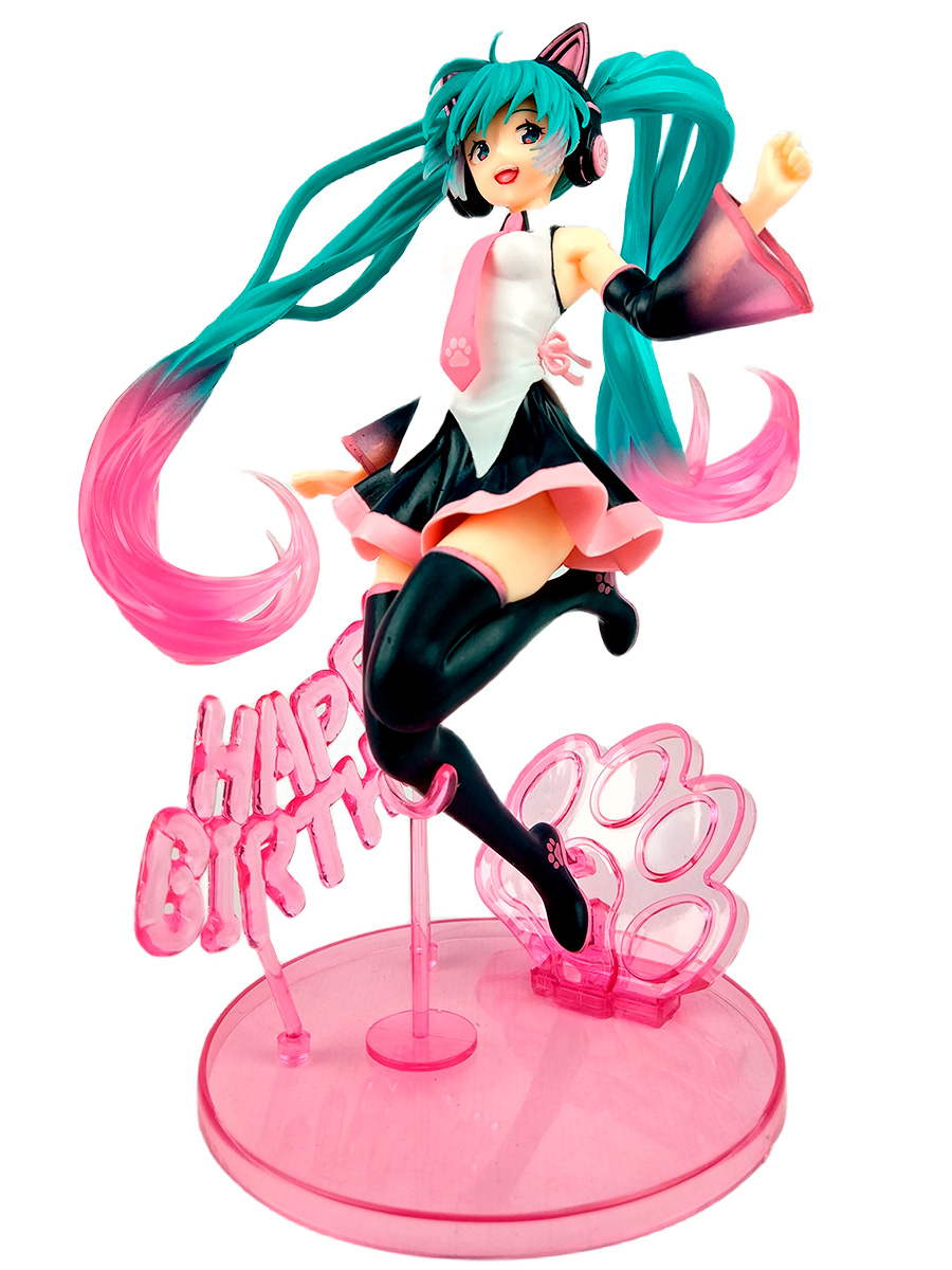 Купить фигурка StarFriend Мику Хацунэ Miku Hatsune (подставка, неподвижная,  22 см), цены на Мегамаркет