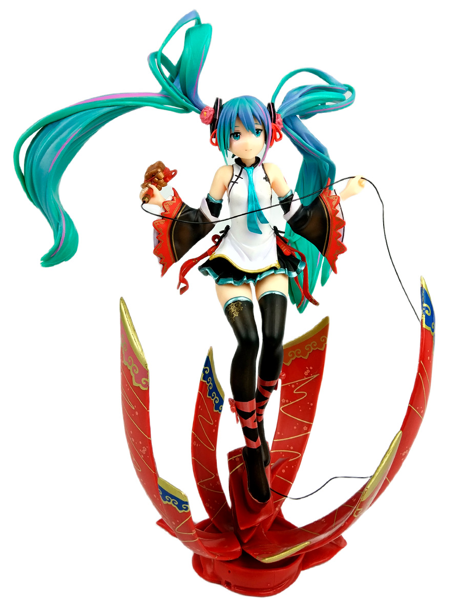 Фигурка StarFriend Мику Хацунэ с микрофоном Miku Hatsune (подставка, 27 см)  – купить в Москве, цены в интернет-магазинах на Мегамаркет