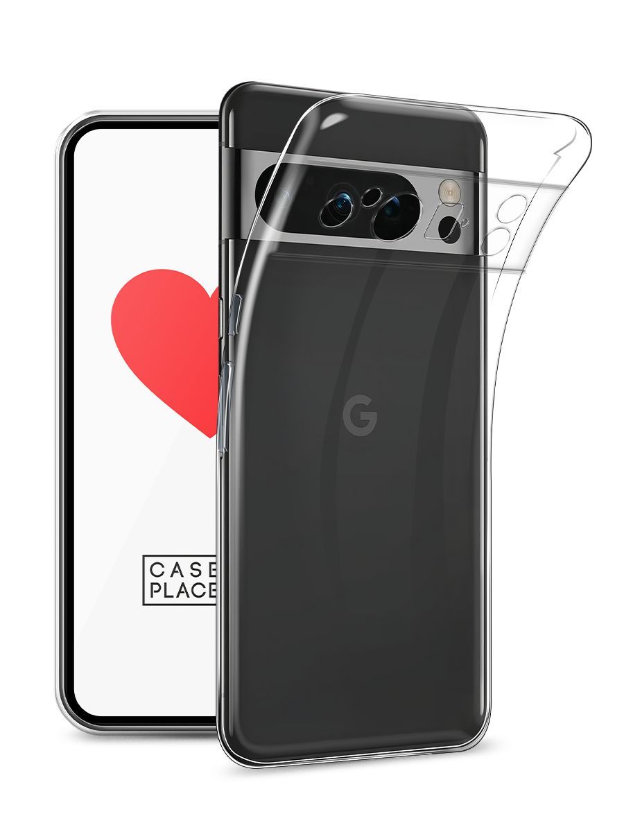 Чехол на Google Pixel 8 Pro прозрачный, купить в Москве, цены в  интернет-магазинах на Мегамаркет