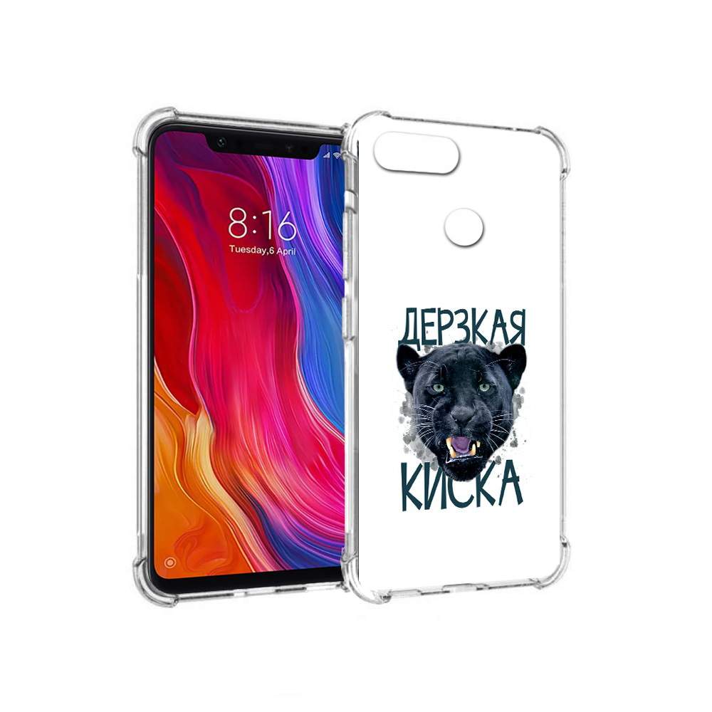 Чехол MyPads Tocco для Xiaomi Mi 8 Lite дерзкая киска (PT119514.309.319),  купить в Москве, цены в интернет-магазинах на Мегамаркет