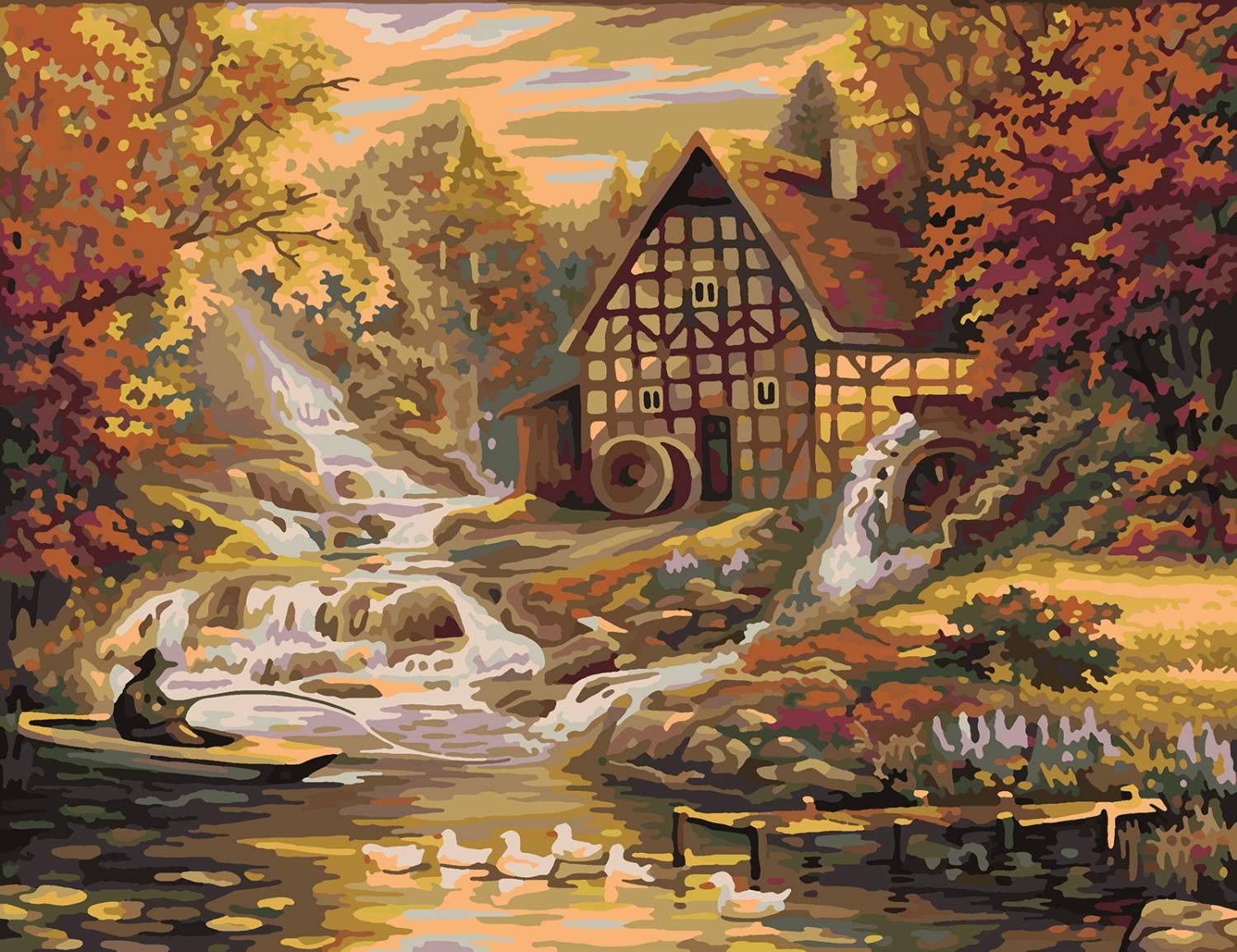Картина по номерам Красиво Красим Осень, 60 х 100 см - отзывы покупателей  на маркетплейсе Мегамаркет | Артикул: 600004192190