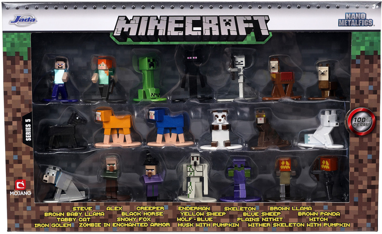 Набор фигурок Jada Toys Minecraft - Nano Metalfigs - Wave 5, купить в  Москве, цены в интернет-магазинах на Мегамаркет