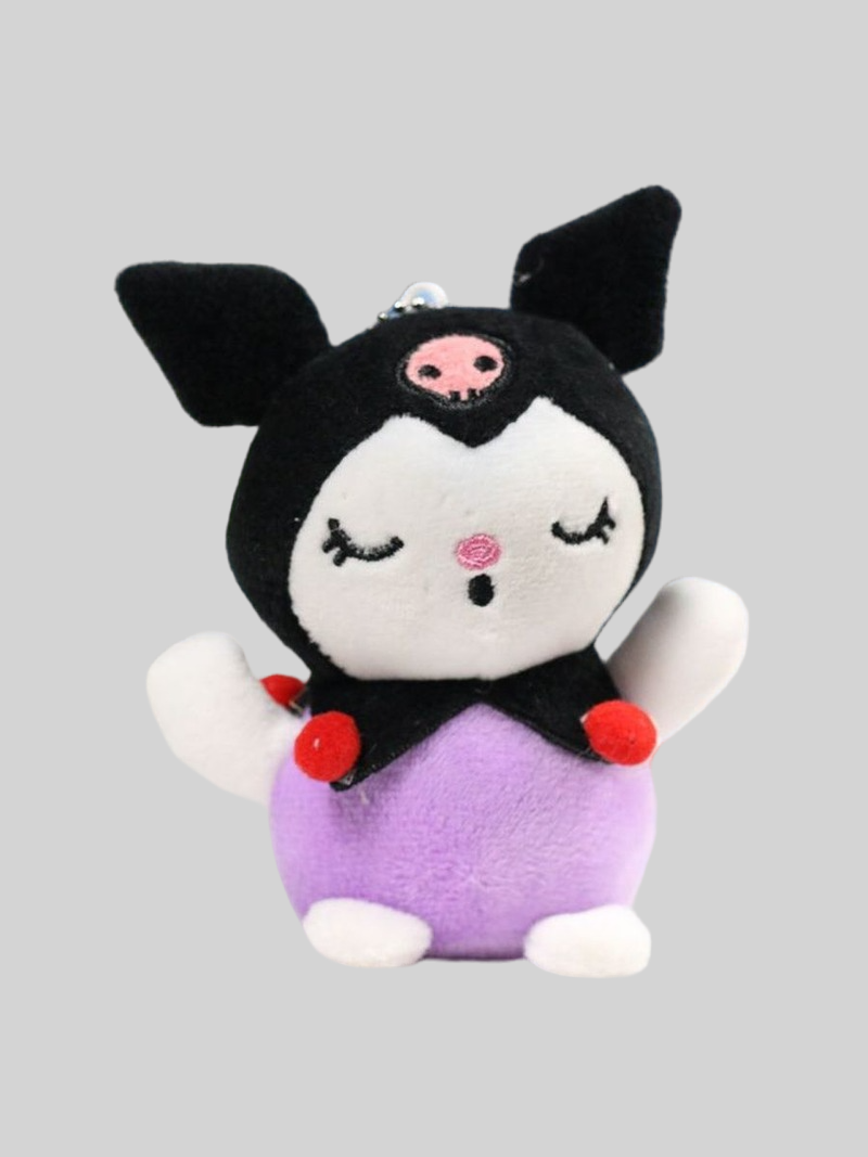 Мягкая игрушка Plush Story брелок, Куроми спит Kuromi Onegai My Melody 12  см. – купить в Москве, цены в интернет-магазинах на Мегамаркет