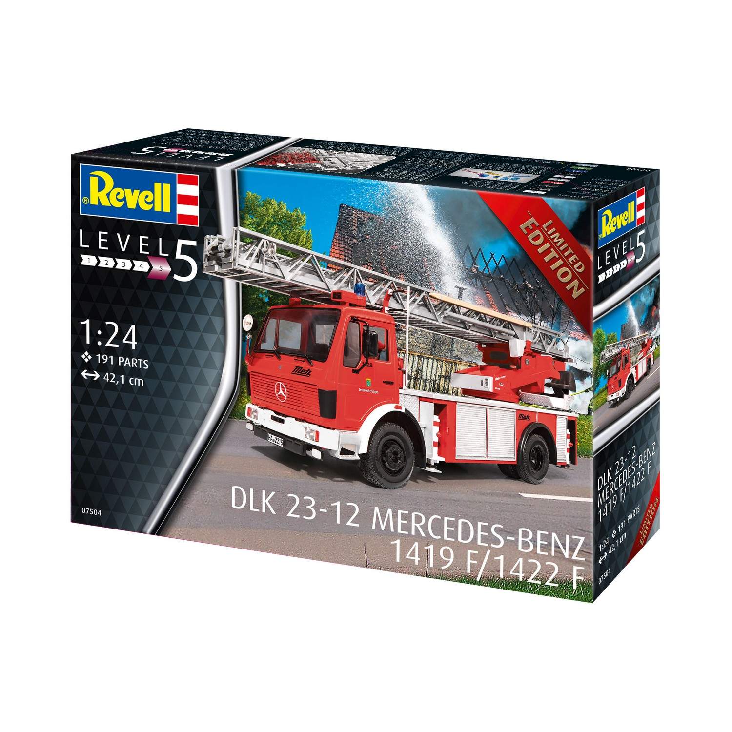 Купить сборная модель Revell Пожарная машина Mercedes-Benz 1419/1422  Limited Edition 07504R, цены на Мегамаркет | Артикул: 100029337833