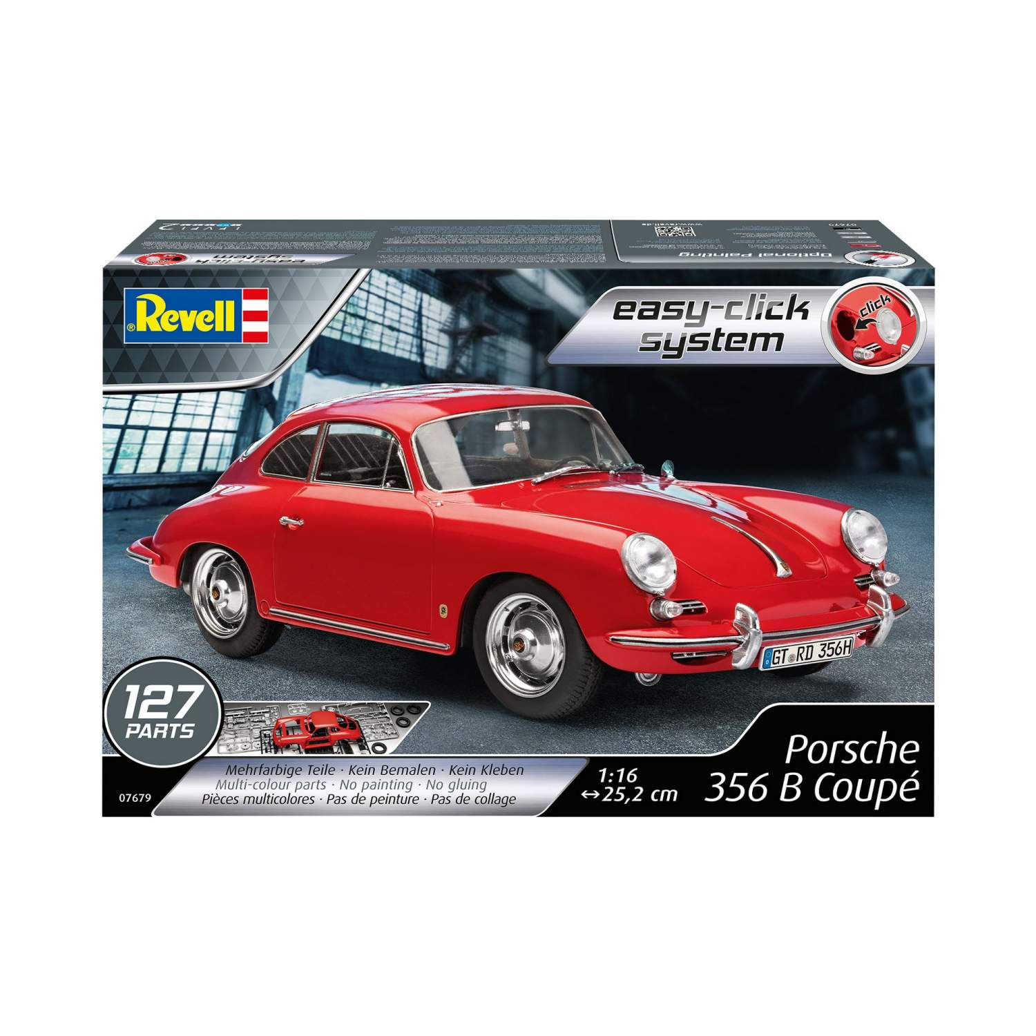 Сборная модель Revell автомобиля Porsche 356 купе, 1:16 07679 – купить в  Москве, цены в интернет-магазинах на Мегамаркет