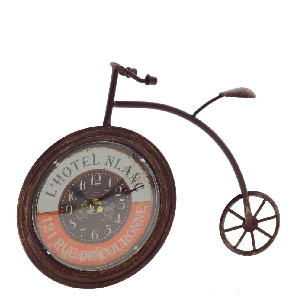 Часы настольные декоративные Велосипед, L32 W6 H26,5 см, (1хАА не прилаг.) KSM-749413 - купить в Москве, цены на Мегамаркет