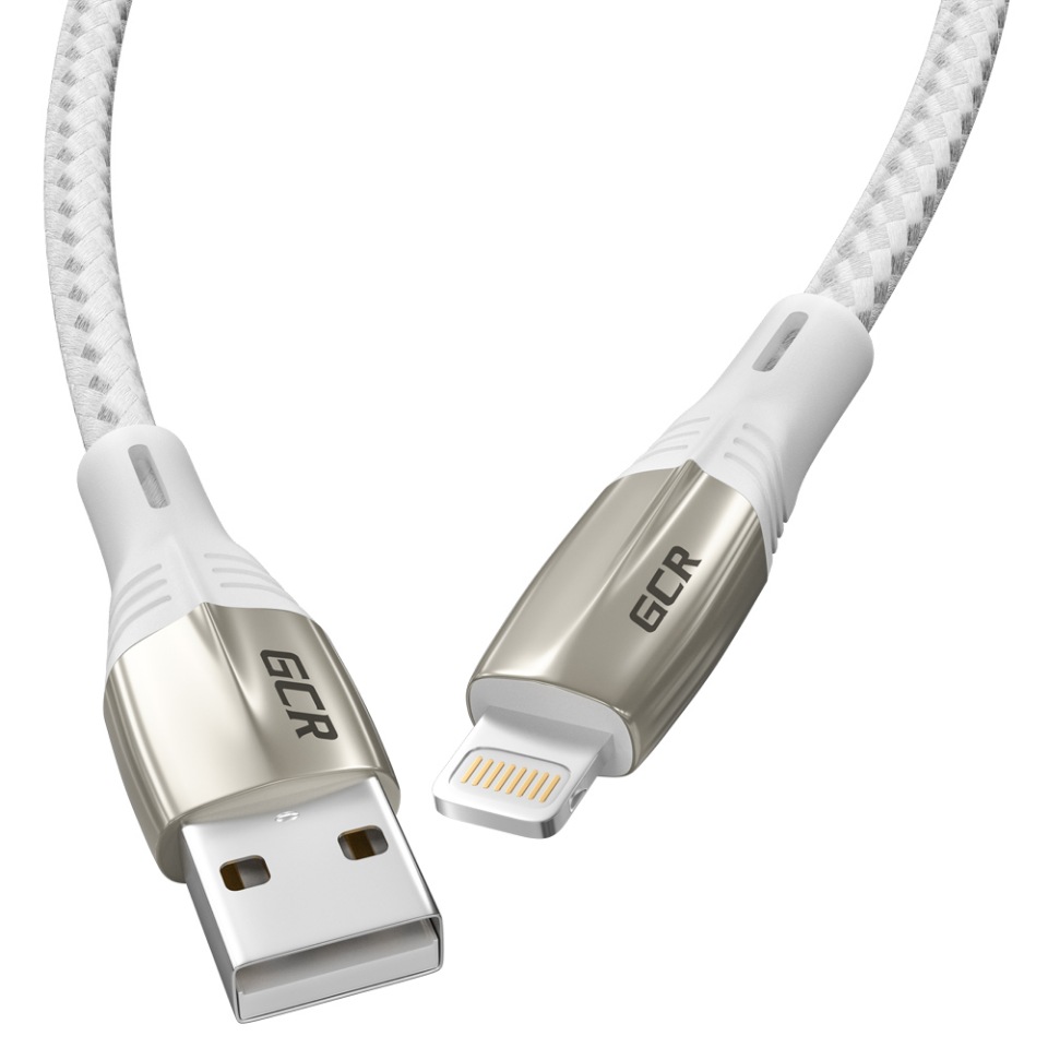 Кабель GCR для смартфона series MERСEDES Lightning USB для iPhone iPad Mini  и Air - отзывы покупателей на маркетплейсе Мегамаркет | Артикул:  600003702894