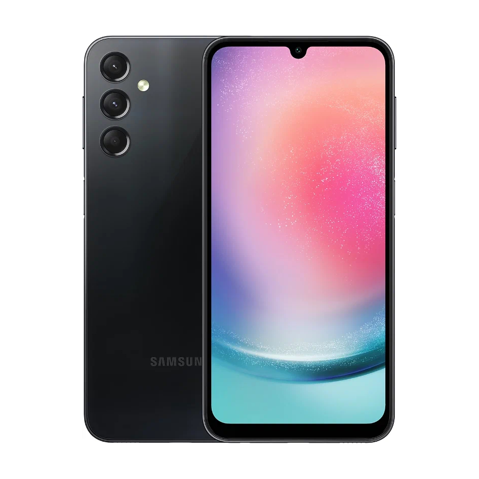 Смартфон Samsung Galaxy A24 8/128Gb Phantom Black, SM-A245FZKWMEA – купить  в Москве, цены в интернет-магазинах на Мегамаркет