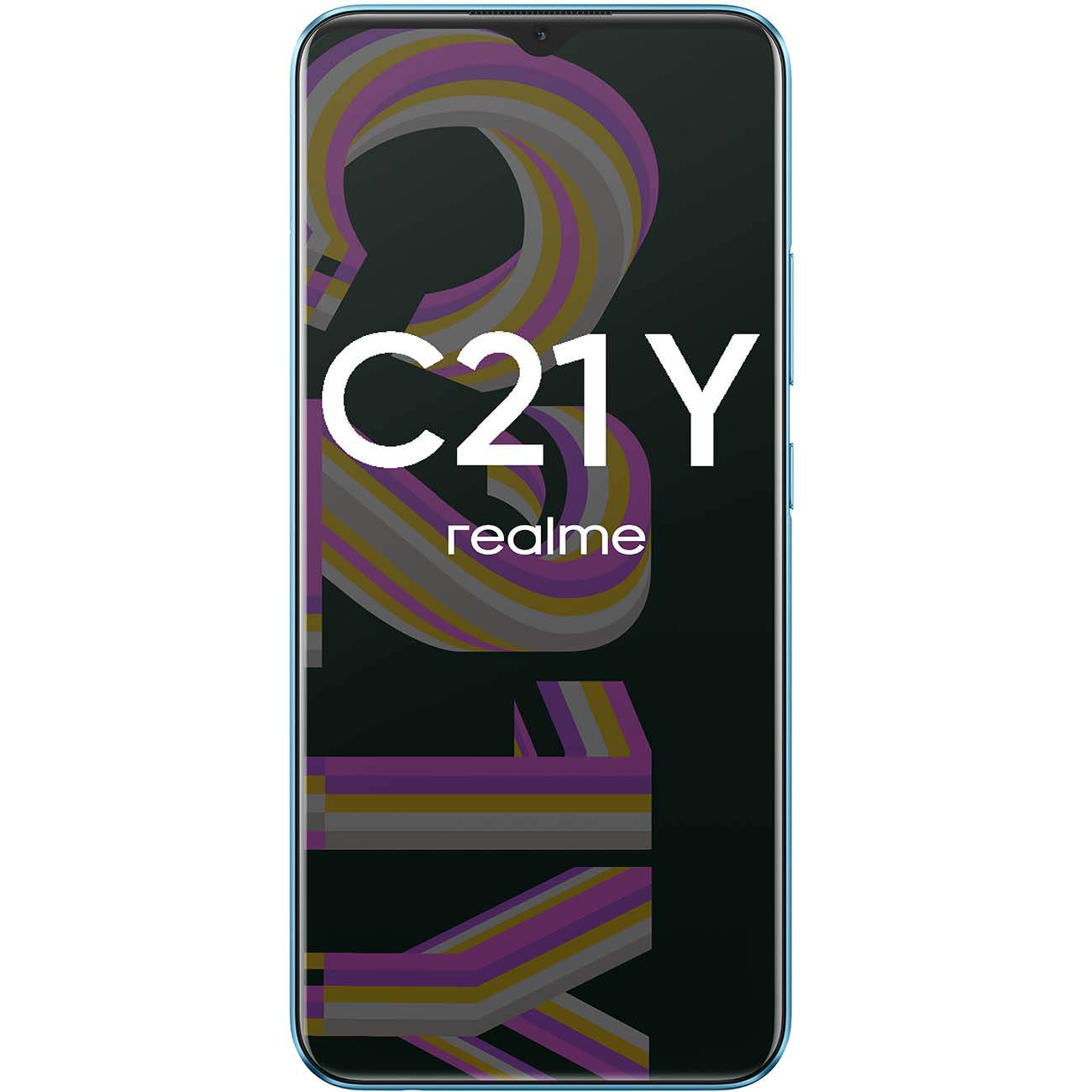 Смартфон Realme C21-Y 3/32GB Cross Blue (RMX3263) - отзывы покупателей на  маркетплейсе Мегамаркет | Артикул: 100029670599