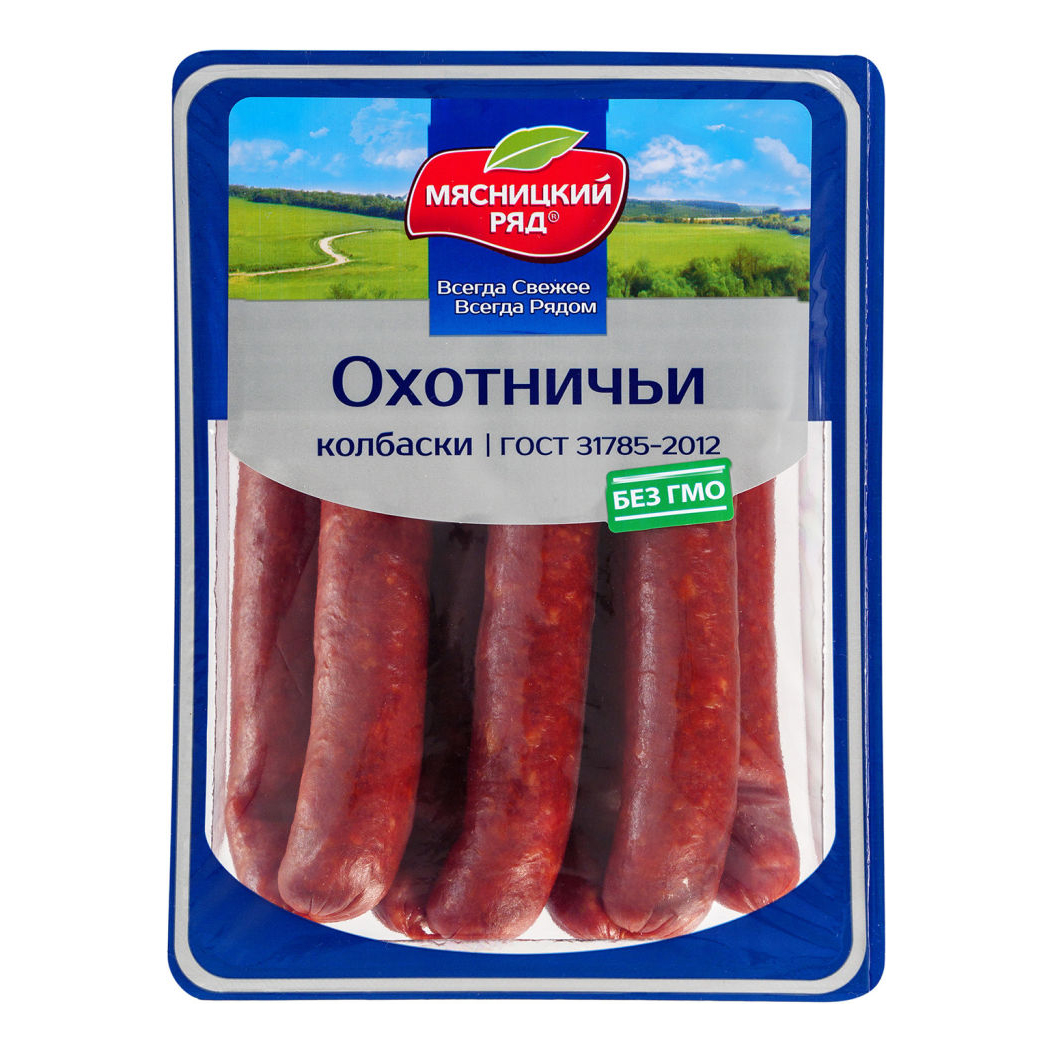 Колбаса полукопченая Мясницкий Ряд Охотничья +-500 г - купить в Москве