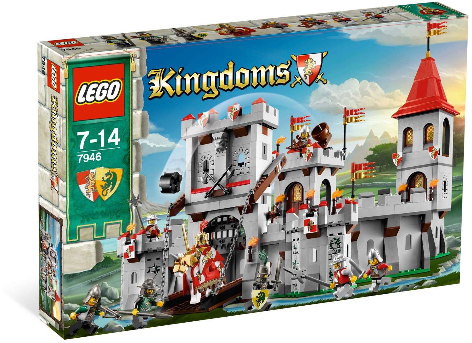 Купить конструктор LEGO Kingdoms 7946 Королевский Замок, цены на Мегамаркет  | Артикул: 100029255789