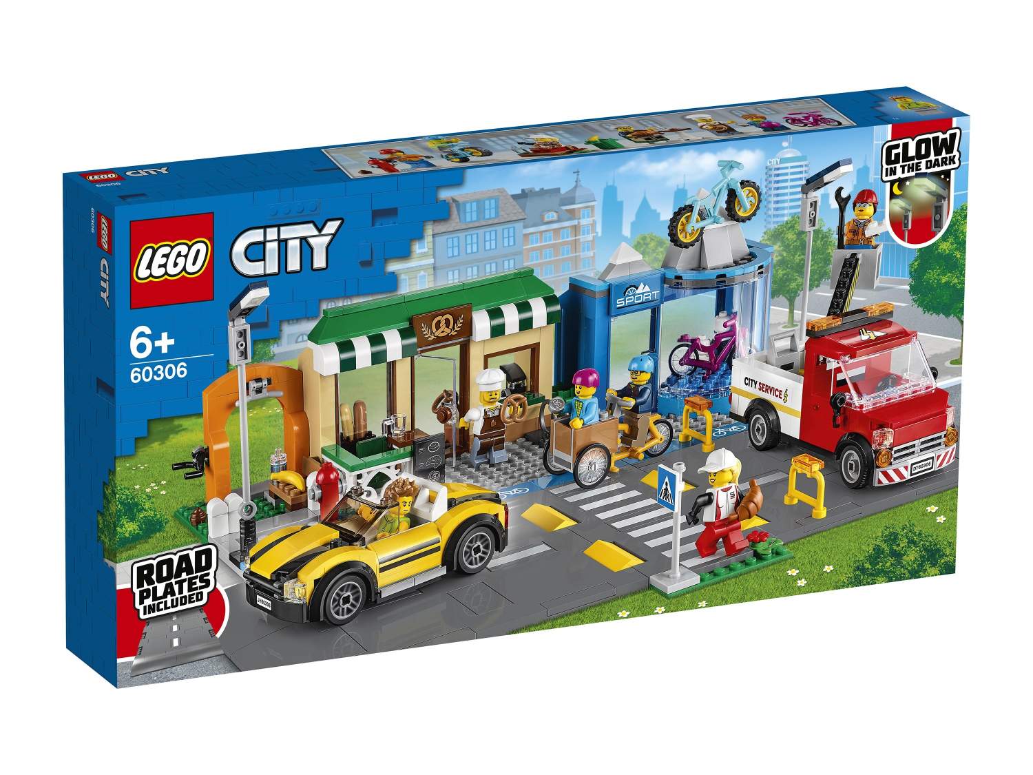 Отзывы о конструктор LEGO City 60306 Торговая улица - отзывы покупателей на  Мегамаркет | конструкторы LEGO 60306 - 100029255779