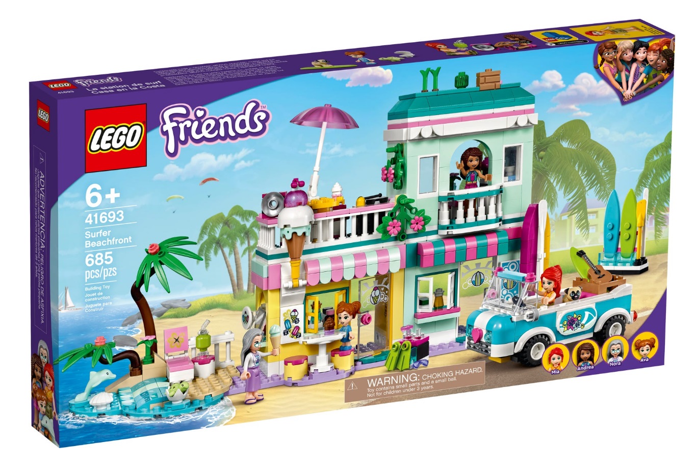 Отзывы о конструктор LEGO Friends 41693 Серферский дом на берегу - отзывы  покупателей на Мегамаркет | конструкторы LEGO 41693 - 100029255616