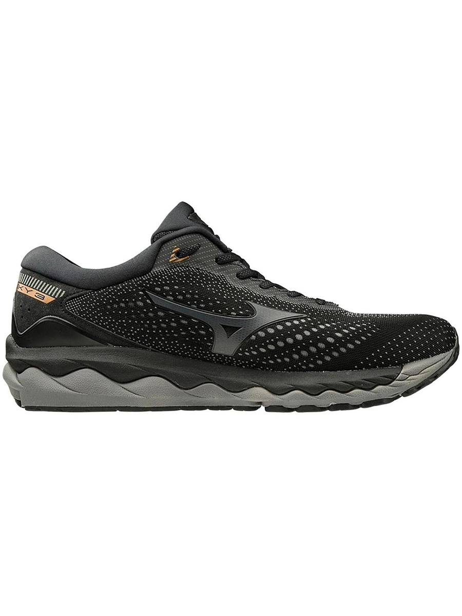 Кроссовки мужские Mizuno Wave Sky 3 черные 10.5 UK - купить в Москве -  sbermegamarket.ru