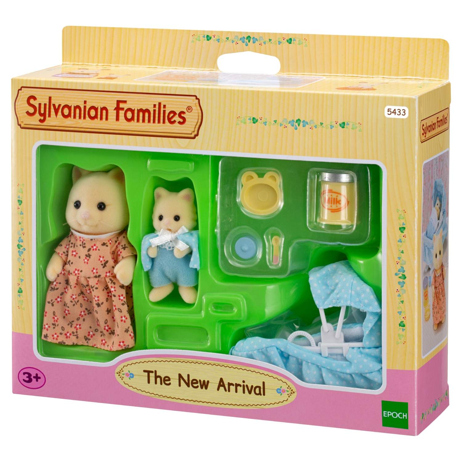 Купить игровой набор Sylvanian Families Мама с малышом и колыбелькой 5433,  цены на Мегамаркет