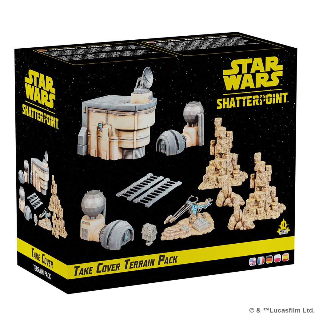 Купить миниатюра для настольной игры Asmodee Star Wars Shatterpoint: Take  Cover Terrain Pack, цены на Мегамаркет | Артикул: 600013672569