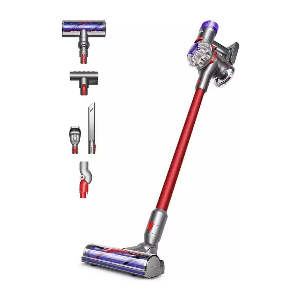 Пылесос Dyson 400399-01 красный, серебристый, купить в Москве, цены в  интернет-магазинах на Мегамаркет