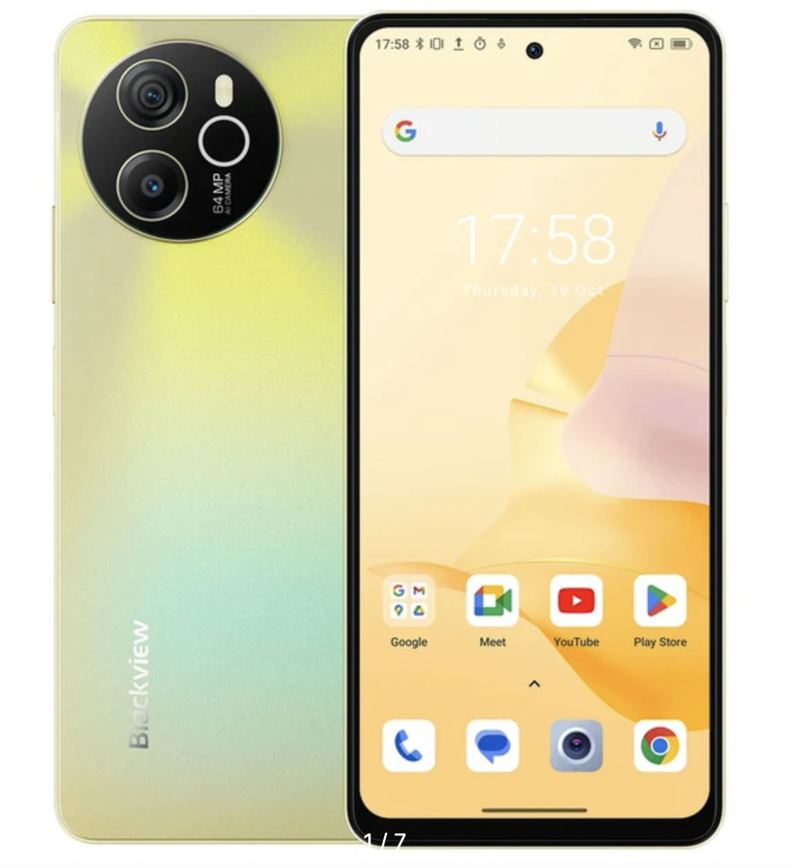 Смартфон Blackview Shark 8 8/128 Scorching Gold – характеристики на  Мегамаркет