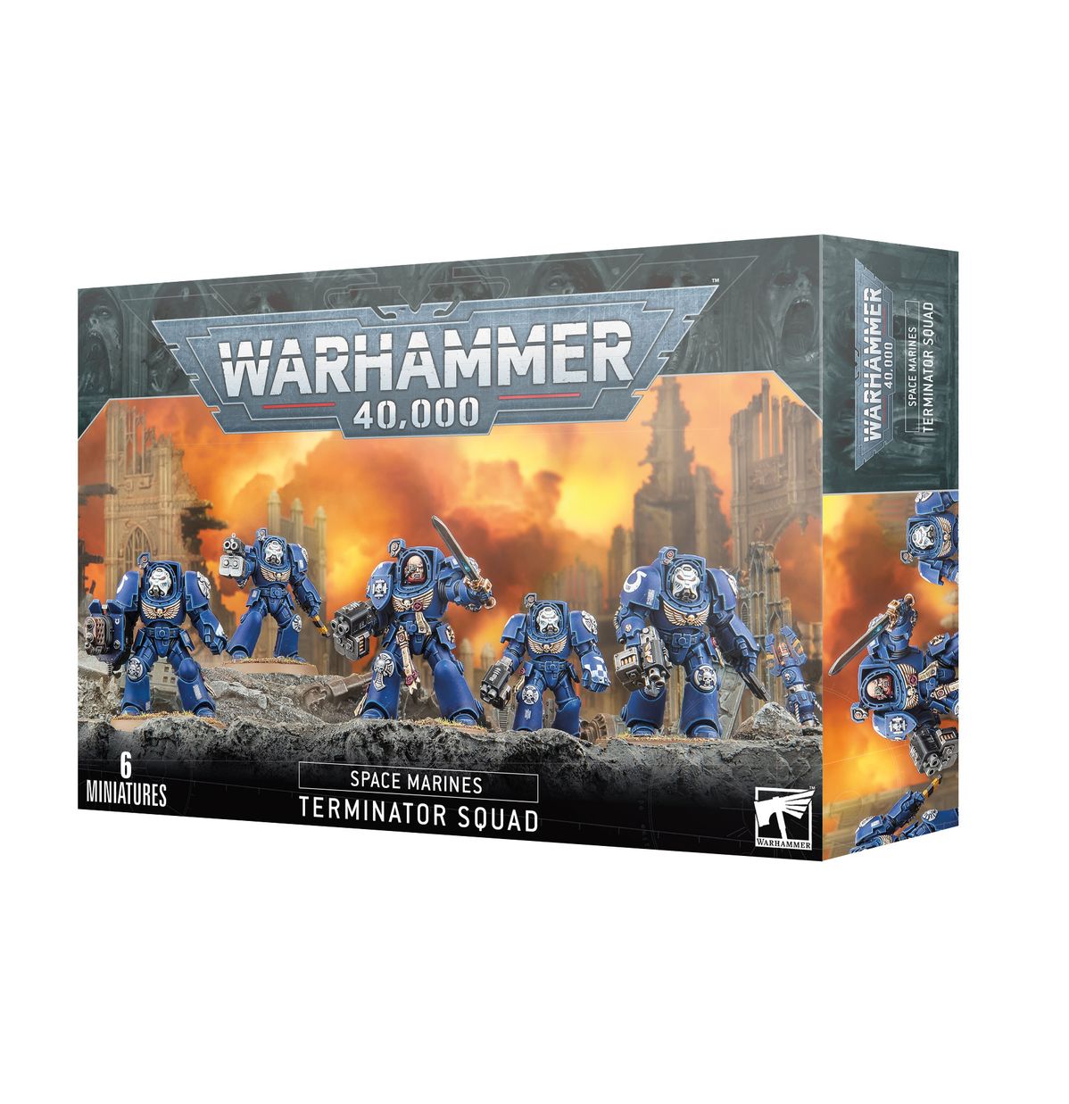 Миниатюры для игры Games Workshop Warhammer 40000: Space Marines Terminator  Squad 4890 – купить в Москве, цены в интернет-магазинах на Мегамаркет