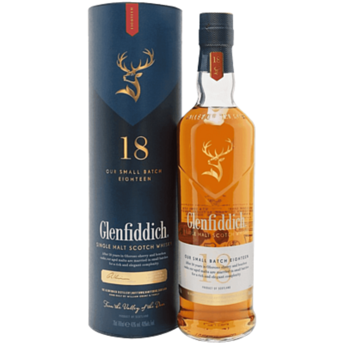 Характеристики - виски Glenfiddich 18 л 0,7 л в подарочной упаковке - марке...