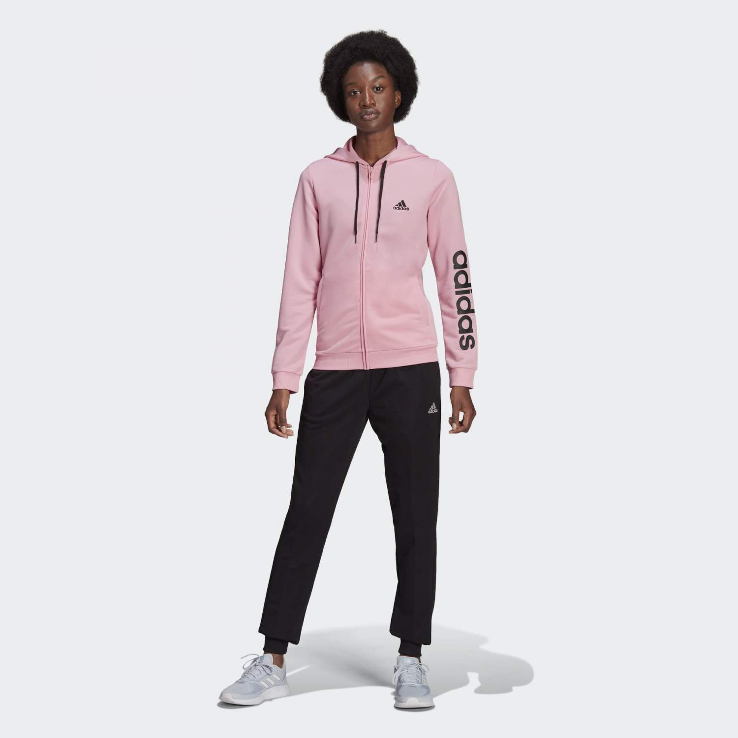 Костюм женский Adidas HD1697 розовый L - купить в Москве, цены на Мегамаркет