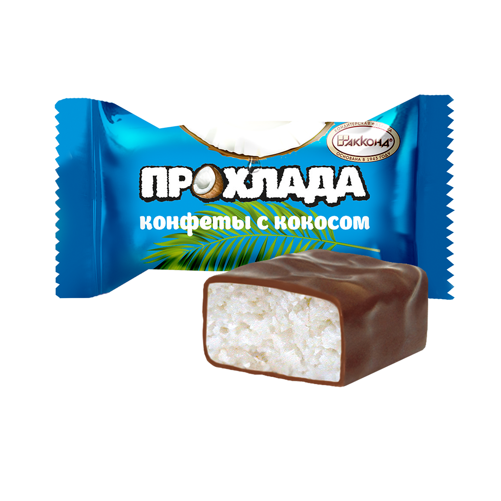 Шоколадные конфеты с кокосом