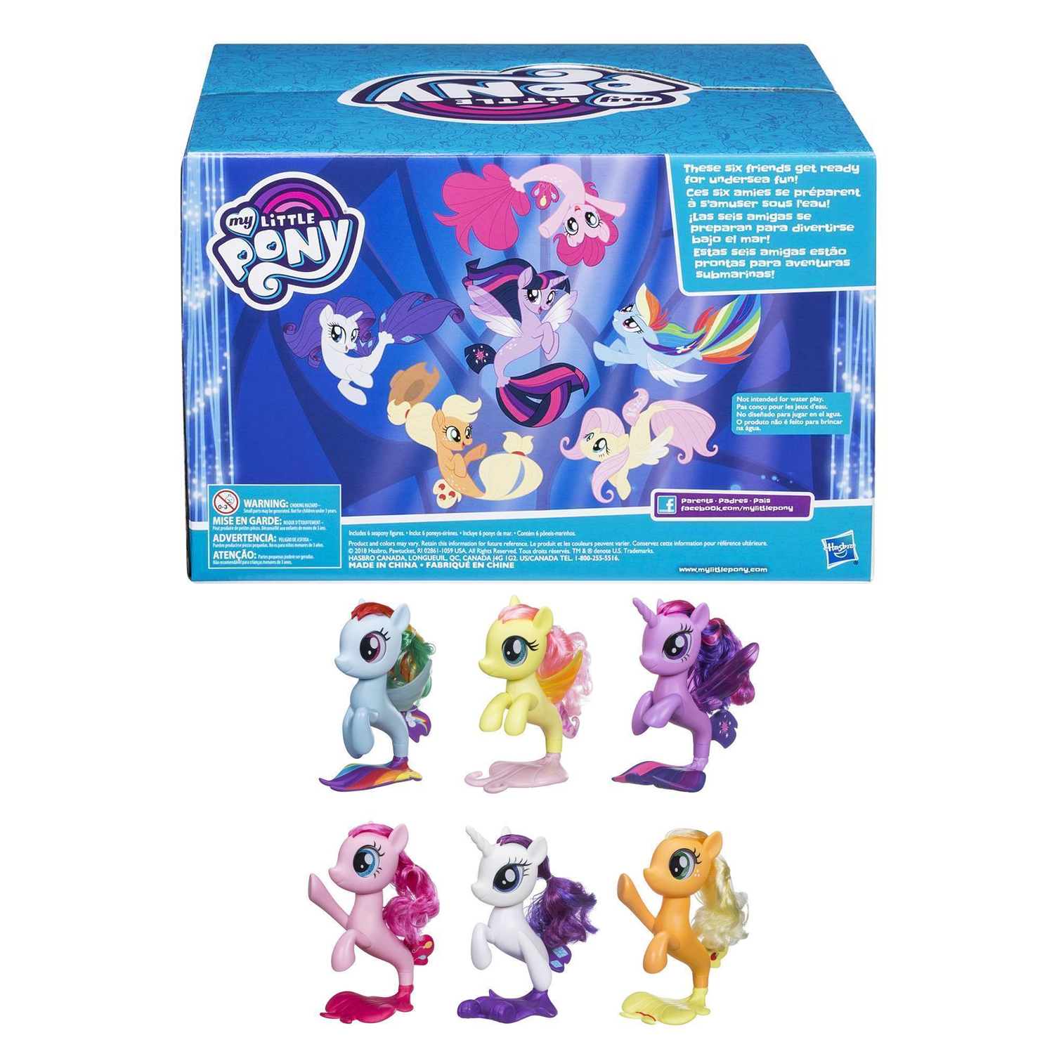 Коллекционный набор фигурок My Little Pony 6 шт Морские пони E4992 – купить  в Москве, цены в интернет-магазинах на Мегамаркет