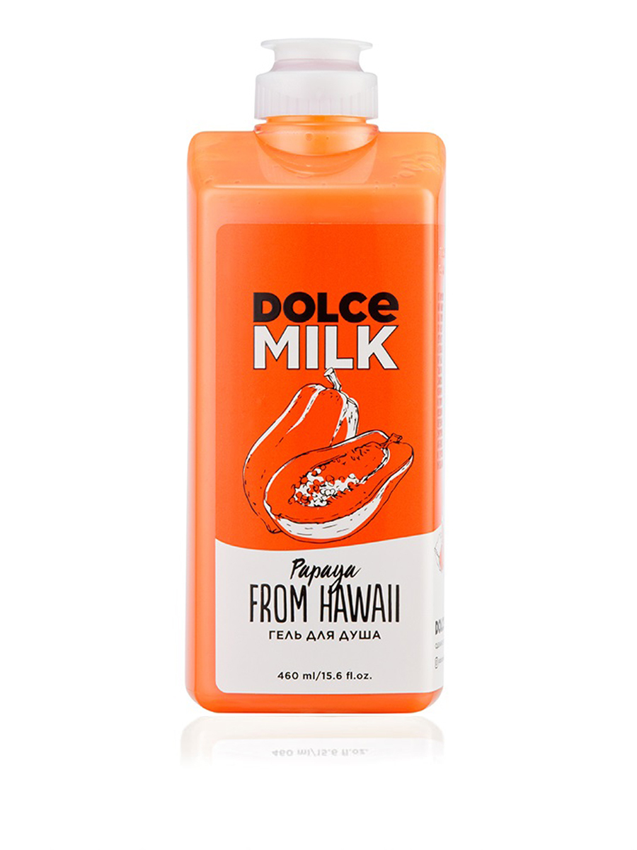 <b>Гель</b> <b>для</b> <b>душа</b> <b>DOLCE</b> <b>MILK</b> &quot;Папайя на Гавайях&quot; 460 ml - маркетплейс...