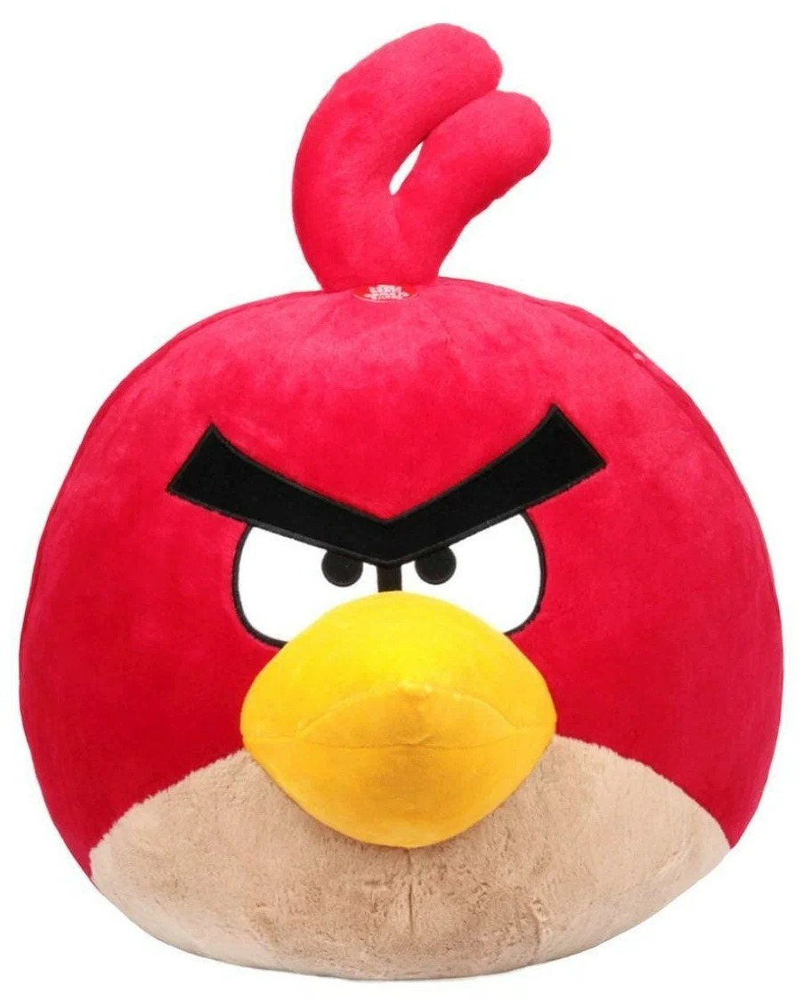 Мягкие игрушки Angry Birds 907941 красный – купить в Москве, цены в  интернет-магазинах на Мегамаркет