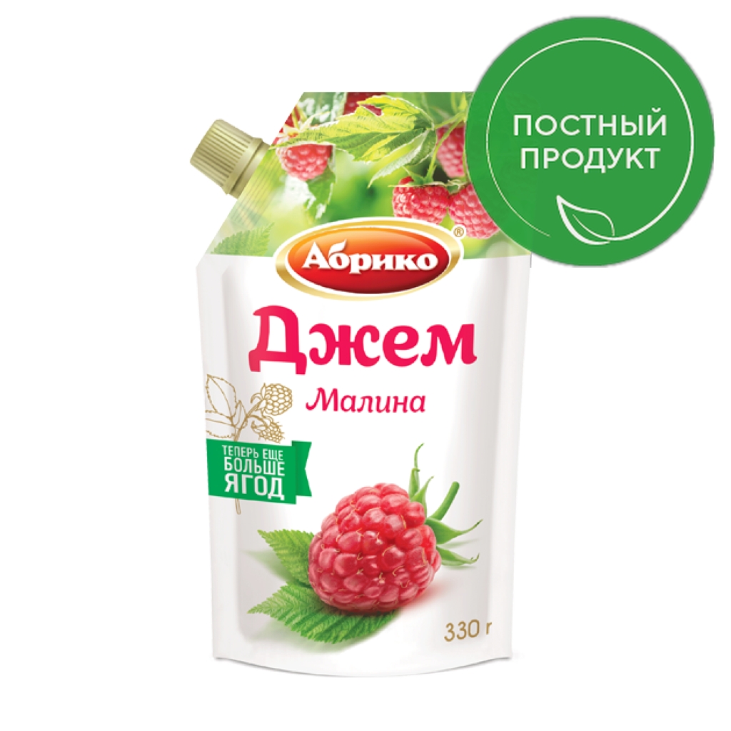 Купить джем малиновый Абрико дой-пак, цены на Мегамаркет | Артикул:  100029254517