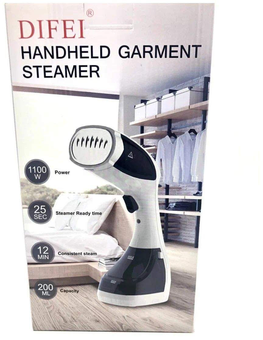 Ручной отпариватель Difei Garment Steamer 0.2 л белый, черный, купить в  Москве, цены в интернет-магазинах на Мегамаркет