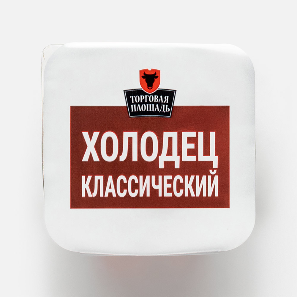 Купить холодец Торговая площадь классический, 180 г , цены на Мегамаркет |  Артикул: 100029461715