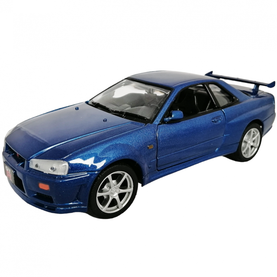 Коллекционная модель автомобиля MOTORMAX Nissan Skyline GT-R, масштаб 1:24,  73264 – купить в Москве, цены в интернет-магазинах на Мегамаркет