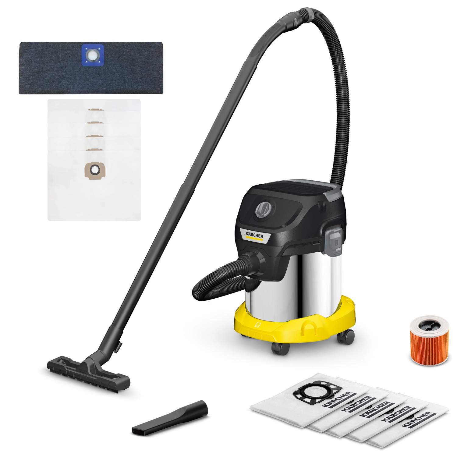 Хозяйственный пылесос Karcher KWD 3SV-15/4/20 Limited Edition + мешки –  купить в Москве, цены в интернет-магазинах на Мегамаркет