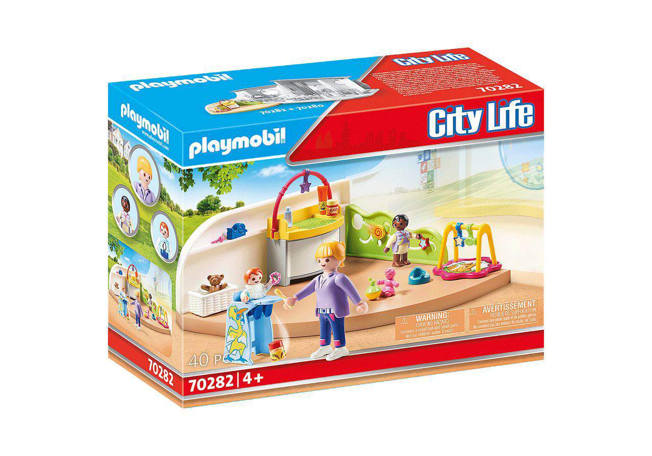 Купить конструктор Playmobil Детский Сад Ясли арт.70282, 40 дет., цены на  Мегамаркет