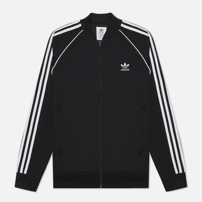 Олимпийка мужская Adidas GF0198 черная S - купить в Москве, цены на Мегамаркет