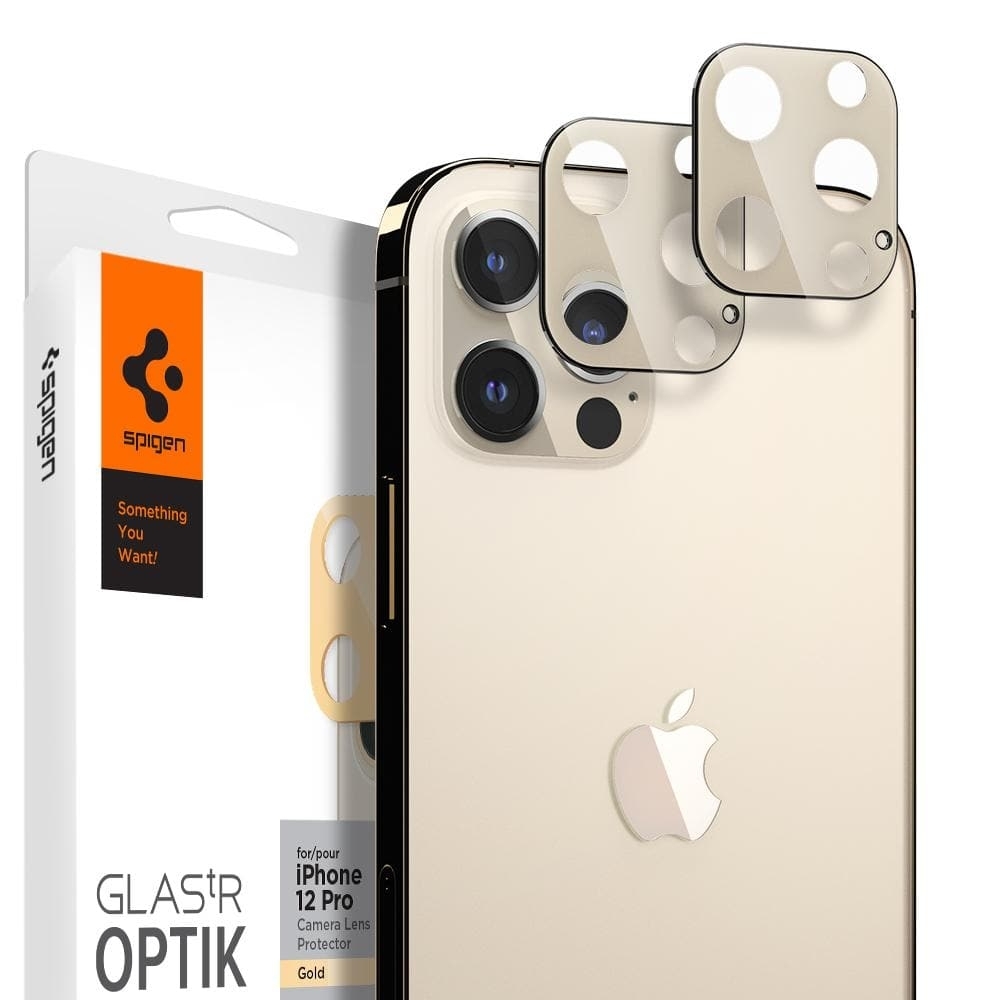 Защитное стекло для камеры Spigen для iPhone 12 Pro - Optik Lens Protector  - Золотой - AGL, купить в Москве, цены в интернет-магазинах на Мегамаркет