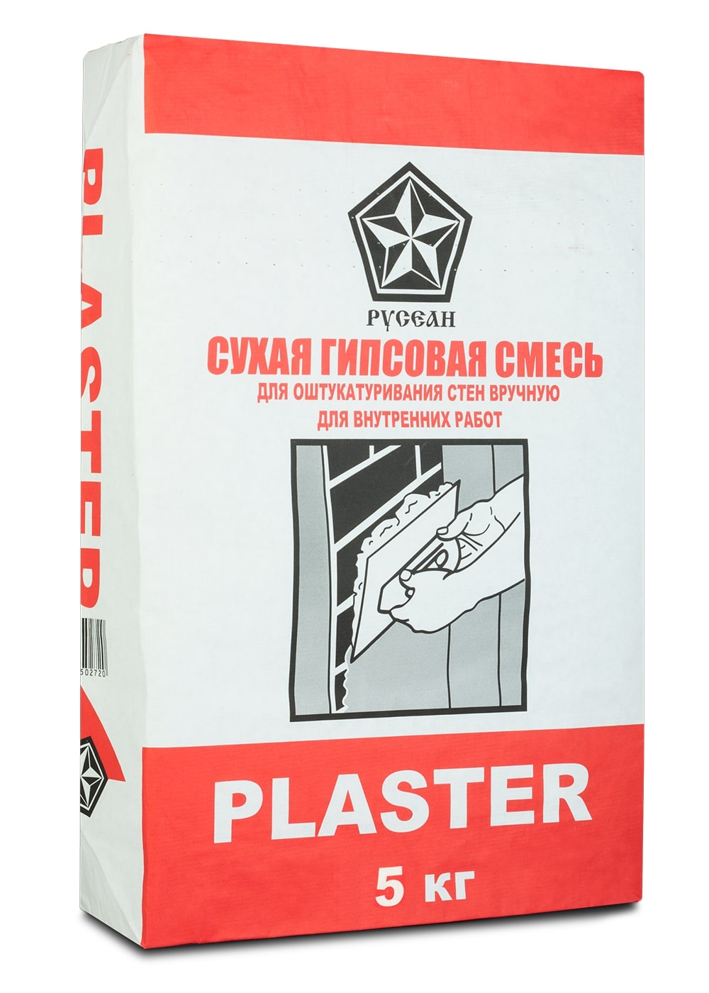 Штукатурная смесь PLASTER на гипсовой основе, 5 кг купить в  интернет-магазине, цены на Мегамаркет