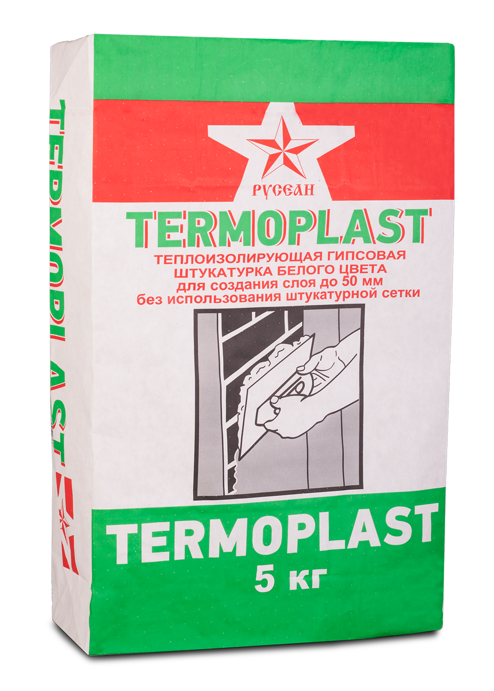 Гипсовая штукатурка TERMOPLAST - отзывы покупателей на Мегамаркет |  600003122503