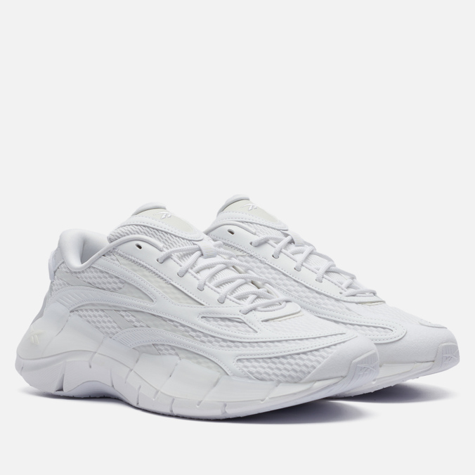 Кроссовки унисекс Reebok Zig Kinetica 2.5X белые 42 EU - купить в Москве,  цены на СберМегаМаркет