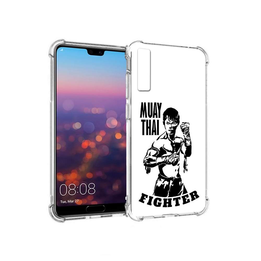 Чехол MyPads Tocco для Huawei P20 Pro Единоборства муайтай  (PT108144.28.76), купить в Москве, цены в интернет-магазинах на Мегамаркет