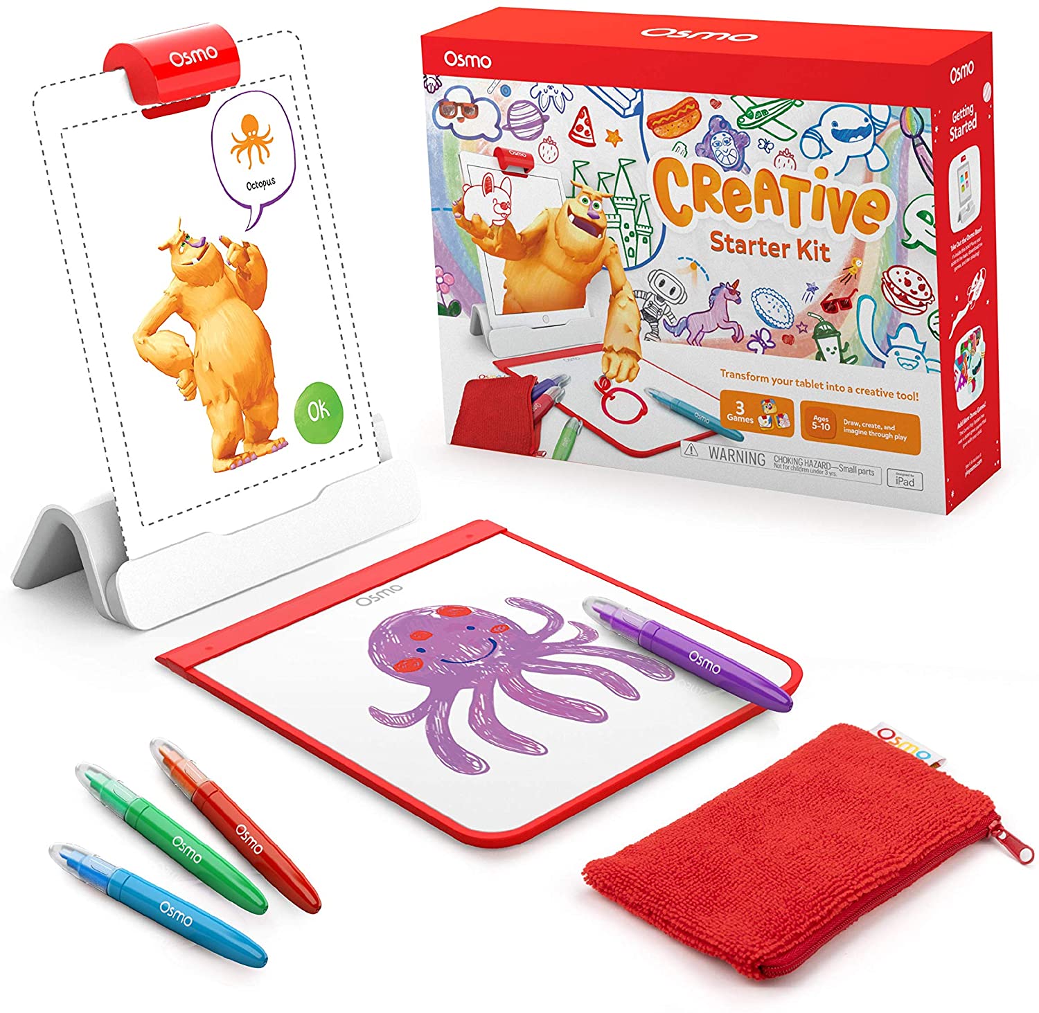 Купить набор для творчества Osmo Creative Starter Kit (with Monster) для  Ipad,, цены на Мегамаркет | Артикул: 600004305038