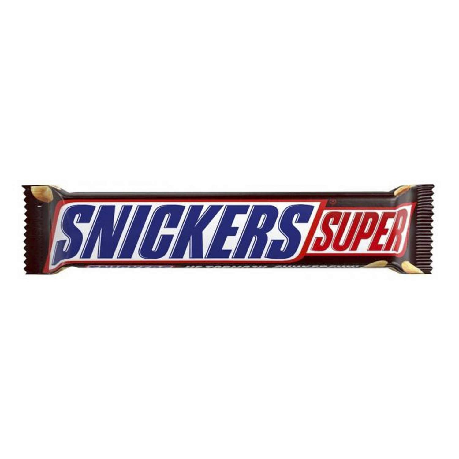 Купить шоколадный батончик Snickers Super 80 г, цены на Мегамаркет |  Артикул: 100032483506