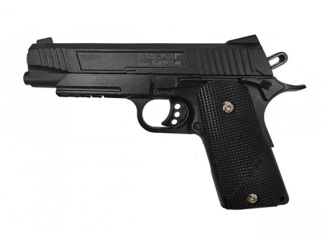 Пистолет Stalker SA1911M Spring 6 мм (аналог Colt1911 Rail) – купить в  Москве, цены в интернет-магазинах на Мегамаркет