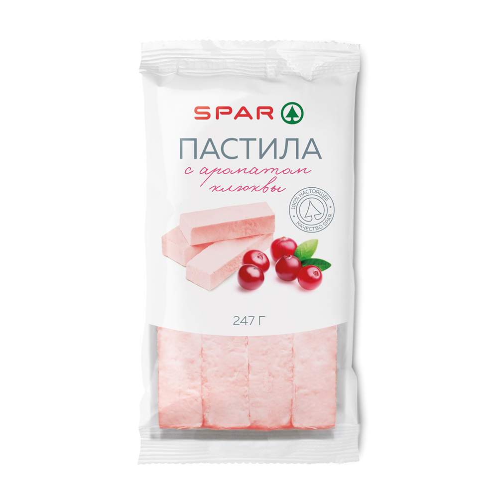 Купить пастила Spar с ароматом клюквы 247 г, цены на Мегамаркет | Артикул:  100053650448