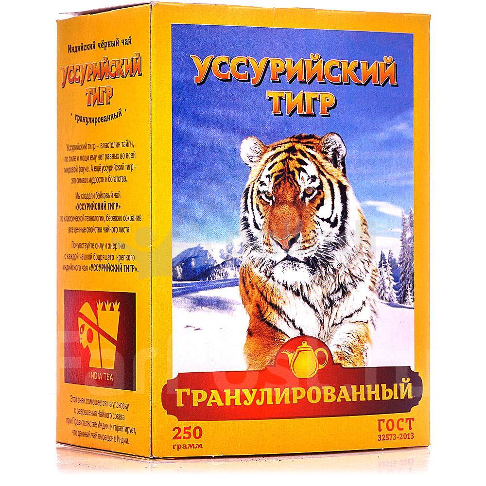 Купить чай чёрный Уссурийский тигр СТС гранулированный, 250 г, цены на  Мегамаркет | Артикул: 100054094478